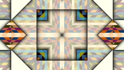 Symmetric abstract psychedelic loop background 库存影片 130960519