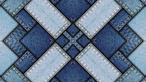 Symmetric abstract psychedelic loop background Stock Footage 131002252