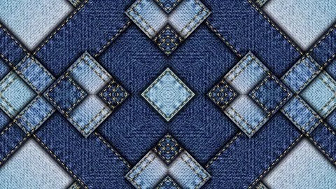 Symmetric abstract psychedelic loop background Stock Footage 131229019