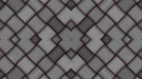 Symmetric abstract psychedelic loop background Stock Footage 131873528