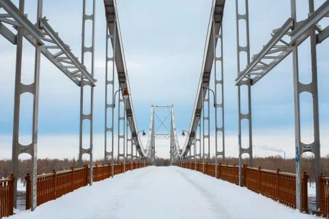 Symmetric bridge structure Stock Photos