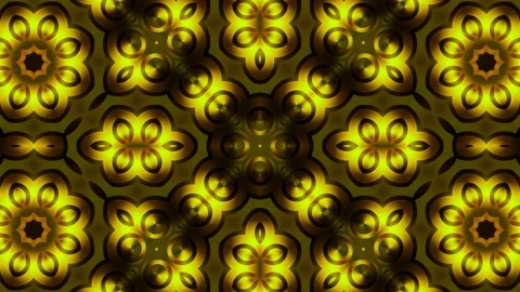 Symmetric Loop Background, Complex Pattern, Seamless Loop Motion Graphic Stock Footage 205532097