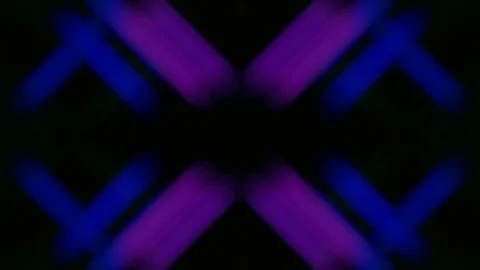 Symmetric movement of multi-colored strips Stock Footage 69923392