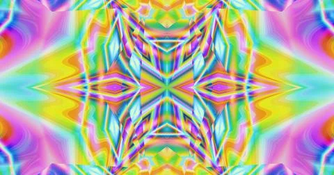 Symmetric Pattern Background Wallpaper Illustrazione stock