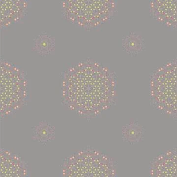 Symmetric Seamless Grey Background Stock Illustration