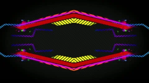 Symmetric striped lines Stock Footage 21887108