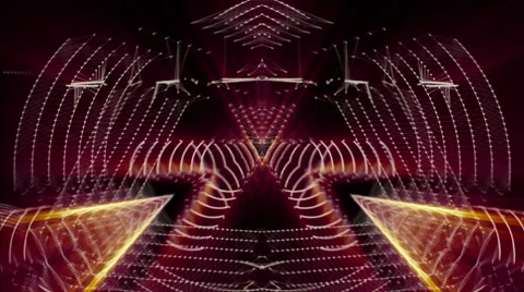 Symmetric threads Pattern Background Stock Footage 46892288