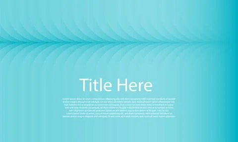 Symmetrical Abstract Blue Background with Soft Gradient and Curved Layer Stock Illustration