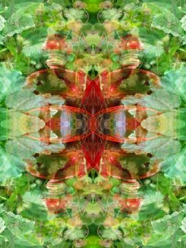 Symmetrical abstract image Stock Photos