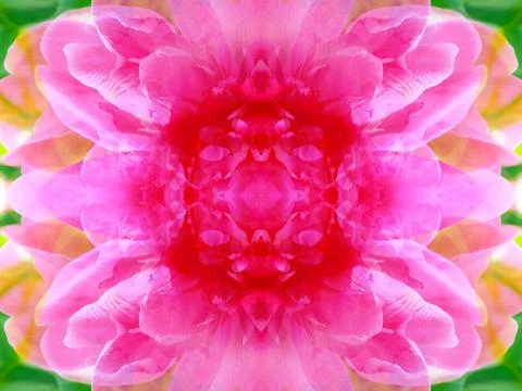 Symmetrical abstract image Stock Photos