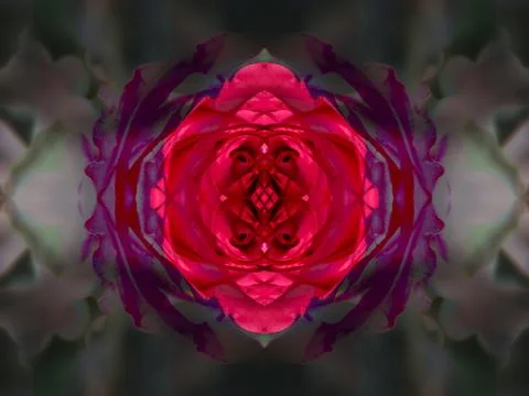 Symmetrical abstract pattern Stock Photos