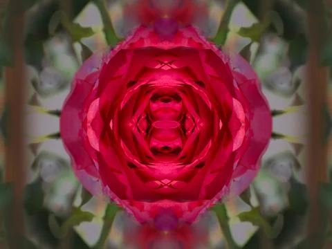 Symmetrical abstract pattern Stock Photos