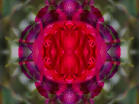 Symmetrical abstract pattern 写真素材