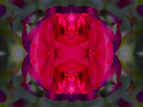 Symmetrical abstract pattern Stock Photos