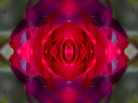 Symmetrical abstract pattern Stock Photos