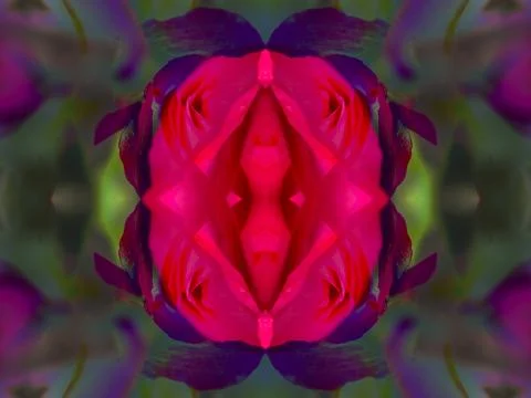 Symmetrical abstract pattern Stock Photos