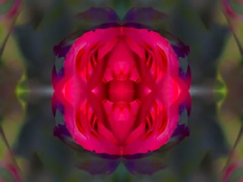 Symmetrical abstract pattern Stock Photos