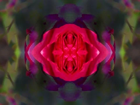 Symmetrical abstract pattern Stock Photos