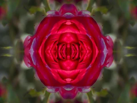 Symmetrical abstract pattern Stock Photos