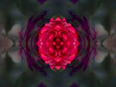 Symmetrical abstract pattern Stock Photos