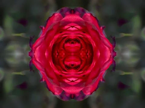 Symmetrical abstract pattern 写真素材