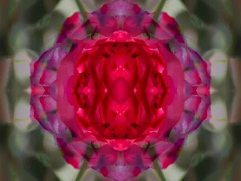 Symmetrical abstract pattern Stock Photos