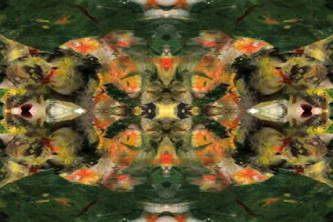 Symmetrical abstract pattern 写真素材