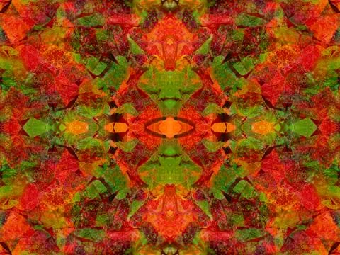 Symmetrical abstract pattern 写真素材