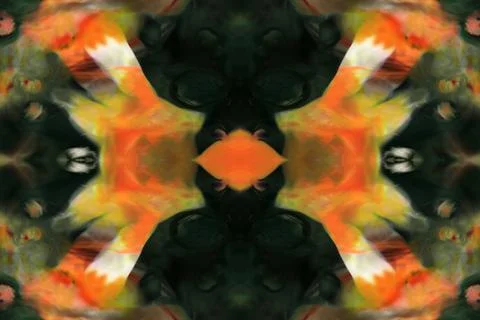 Symmetrical abstract pattern Stock Photos