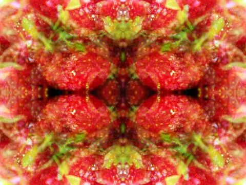 Symmetrical abstract pattern Stock Photos