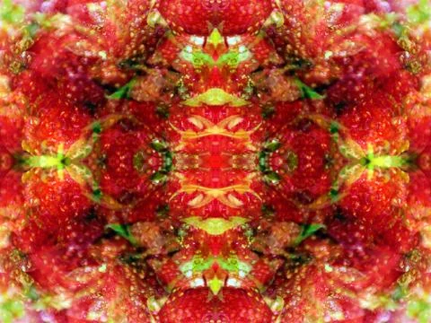 Symmetrical abstract pattern Stock Photos
