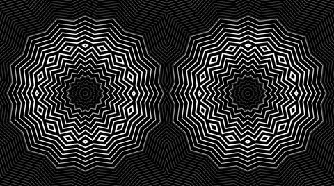 Symmetrical and geometric background with sharp pattern Stock Illustration