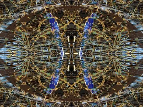 Symmetrical background image Stockfoto's