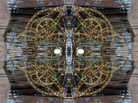 Symmetrical background image 스톡 사진