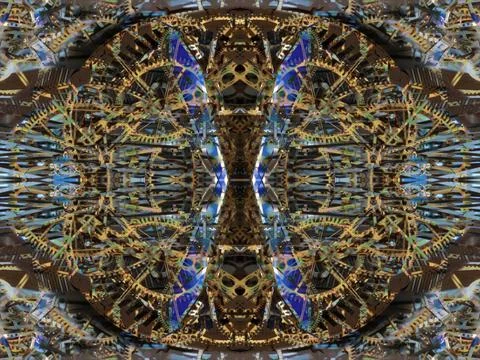 Symmetrical background image Stockfoto's
