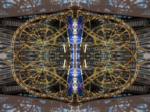 Symmetrical background image 스톡 사진