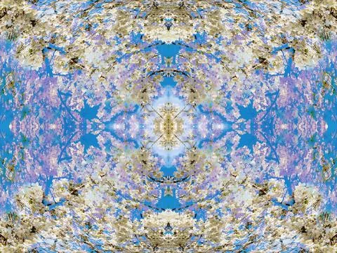 Symmetrical background image Foto stock