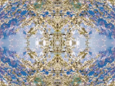 Symmetrical background image Foto stock