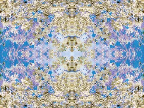 Symmetrical background image Foto stock
