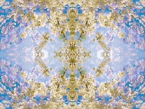 Symmetrical background image Foto stock