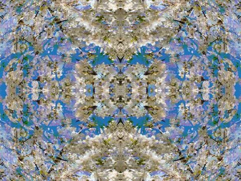 Symmetrical background image Foto stock