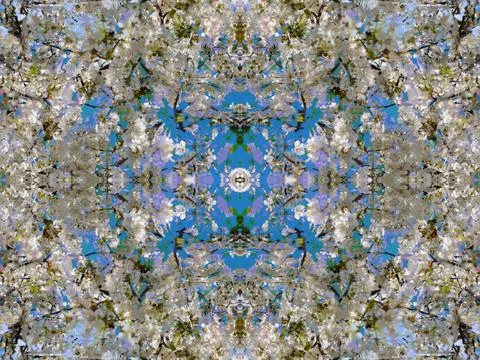 Symmetrical background image Foto stock