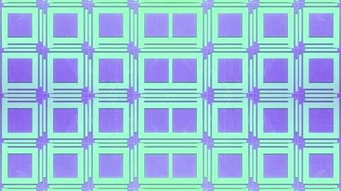 Symmetrical background from loop animation of colorful pattern. 3d rendering 4K Stock Footage 252055268