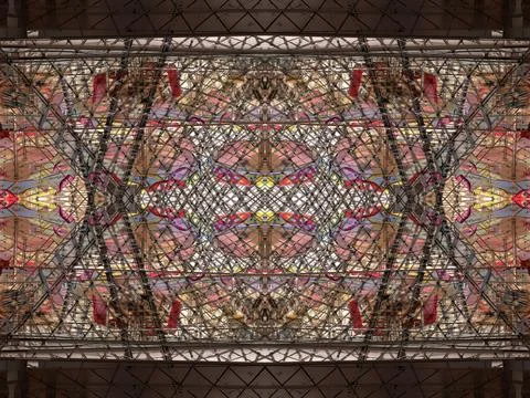 Symmetrical background pattern Stock Photos