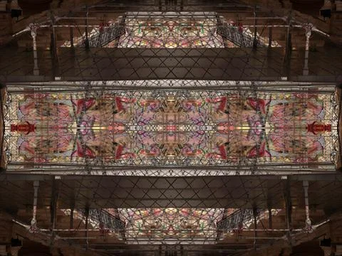 Symmetrical background pattern Stock Photos