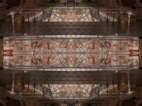 Symmetrical background pattern Stock Photos