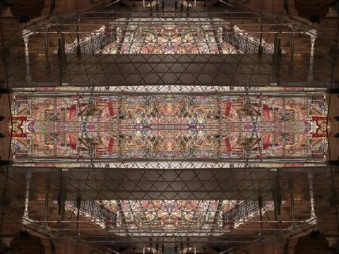 Symmetrical background pattern Stock Photos