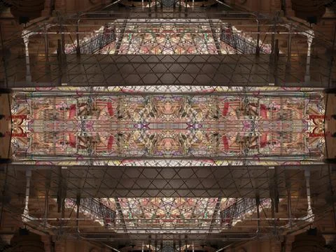 Symmetrical background pattern Stock Photos