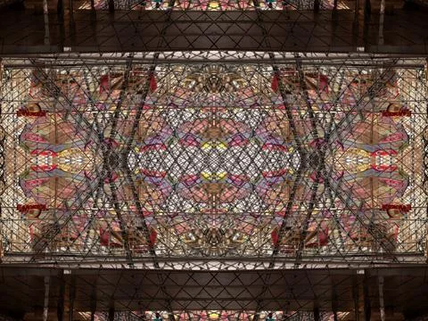 Symmetrical background pattern Stock Photos