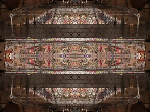 Symmetrical background pattern Stock Photos